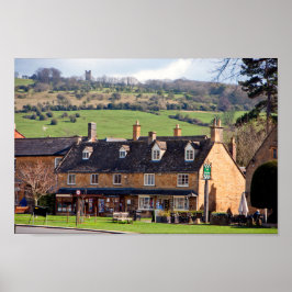 Póster Broadway Cotswolds Worcestershire Inglaterra Reino