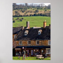 Póster Broadway Cotswolds Worcestershire Inglaterra Reino