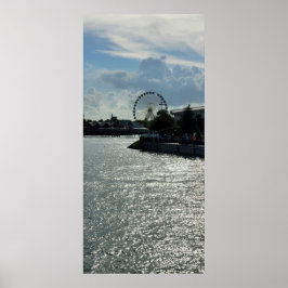 Póster Broadway en la playa de Myrtle Beach, SC