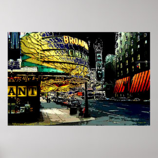 Póster Broadway - Poster