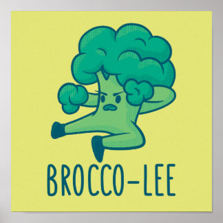Póster Broccoli Brocco-Lee