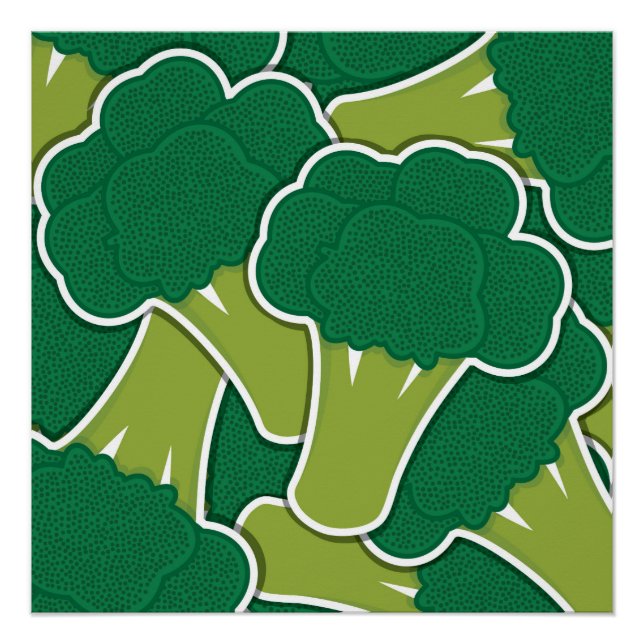 Póster Broccoli funky (Anverso)