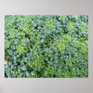 Póster Broccoli Macro Print