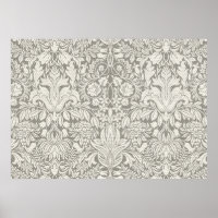 broche de encaje de damasco blanco elegante