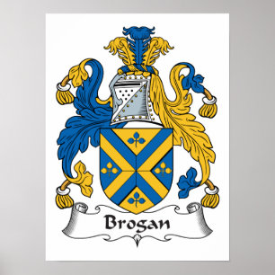 Póster Brogan Family Crest