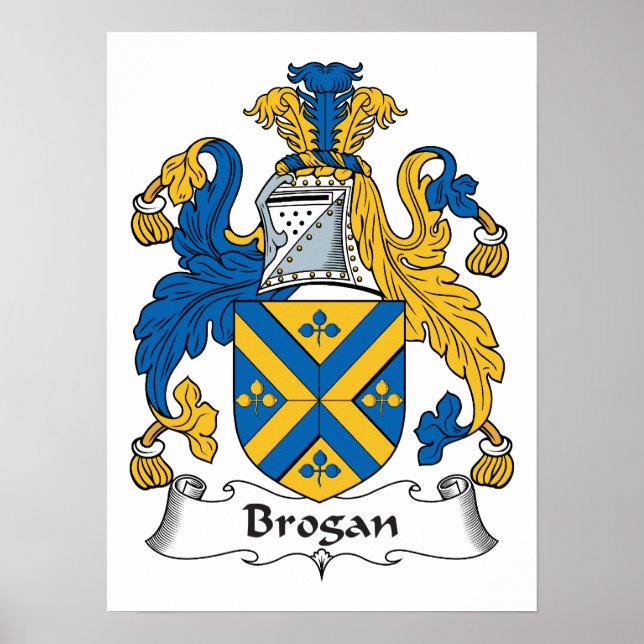 Póster Brogan Family Crest (Frente)