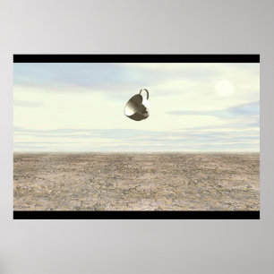 Póster Broken Teacup Hovering