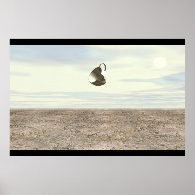 Póster Broken Teacup Hovering (Frente)