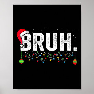 Póster Broma Hermano Feliz Navidad Pijama Familia Hombres