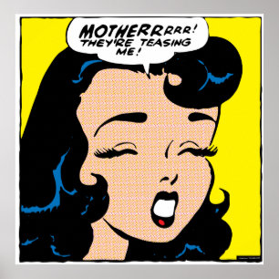 Póster ¡Bromeándome! (tamaños más grandes)