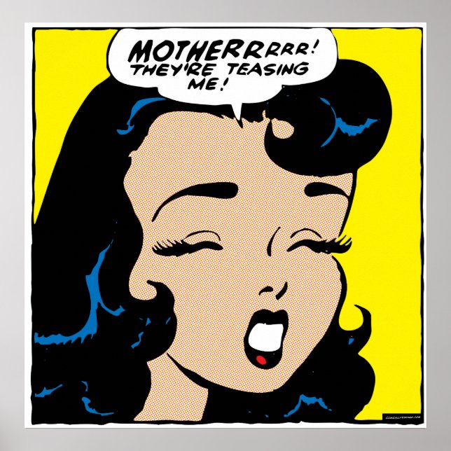 Póster ¡Bromeándome! (tamaños más grandes) (Frente)