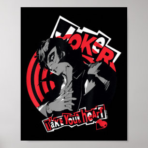 Póster Bromista Persona 5 Toma Tu Corazón
