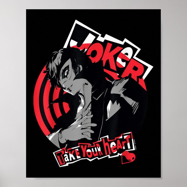 Póster Bromista Persona 5 Toma Tu Corazón (Frente)