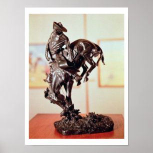 Póster Bronco-Buster (bronce)