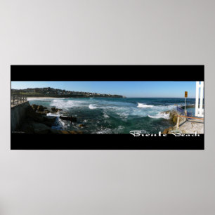 Póster Bronte Beach, Sydney Panorama Poster - Personaliza