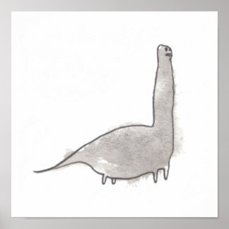 Póster Brontosaurus