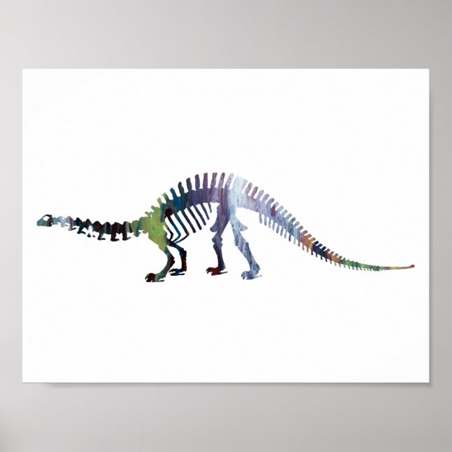 Póster brontosaurus skeleton (Frente)