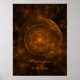 Póster Bronze Mandala Fondo 2001