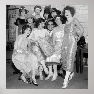 Póster Brook Johns con los seguidores del tío Sam: 1924