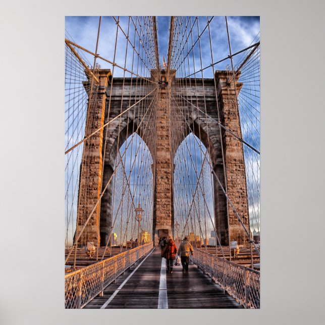 Póster Brooklyn Bridge New York (Frente)