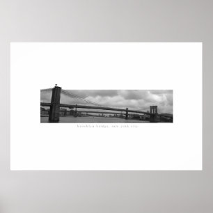 Póster Brooklyn Bridge New York