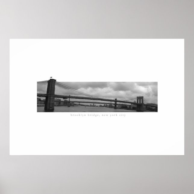Póster Brooklyn Bridge New York (Frente)