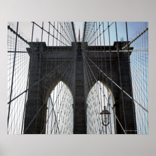Póster Brooklyn Bridge, Nueva York, NY USA