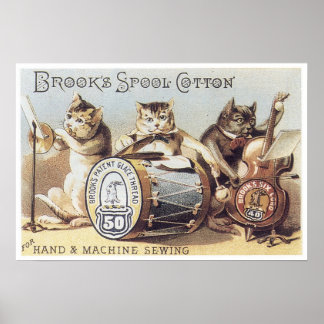 Póster Brooks Spool Cotton