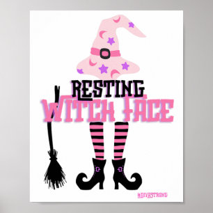 Póster Broomstick de Halloween