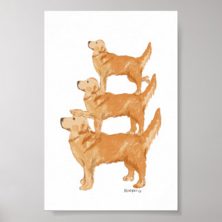 Póster Bros de recuperación de oro