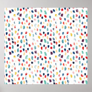 Póster Brotes De Cepillo Colorido: Sin Maravilla de color