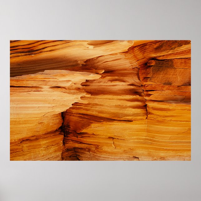 Póster Brown rock formation (Frente)