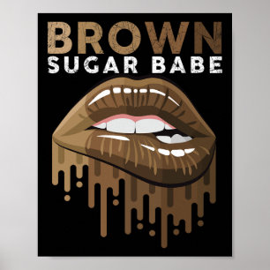 Póster Brown Sugar Bybe Black History Month Junetdecime