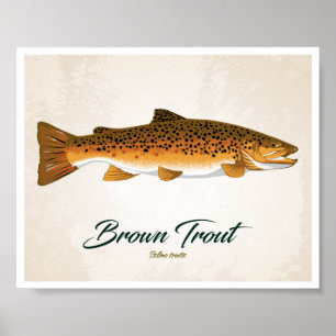 Póster Brown Trout