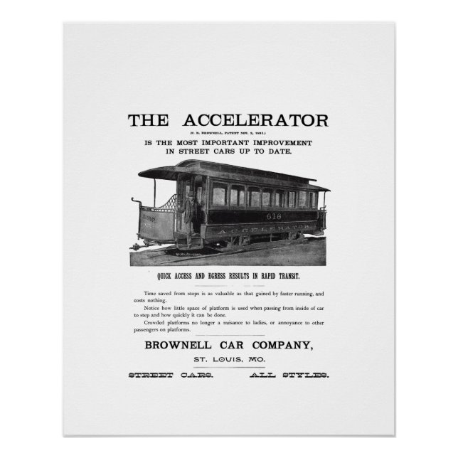 Póster Brownell Car Company (Anverso)