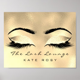 Póster Browns Nombre maquillaje Artista Beauty Studio Las