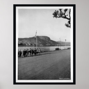 Póster Brücke von Remagen bridge Erpel – pre-war Germany