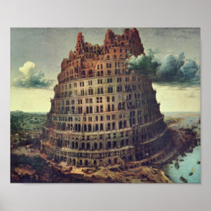 Póster Bruegel-Torre de Pieter de Babel