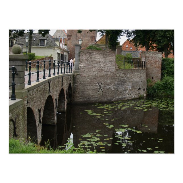 Póster Brug, Dutch village  (Anverso)