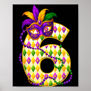 Póster Bruh 67 Seis Siete 6 7 Meme Divertido Mardi Gras N