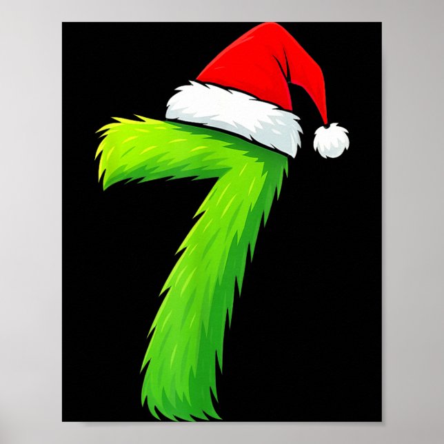 Póster Bruh 67 Six Seven 6 7 Meme Christmas Funny  (Frente)