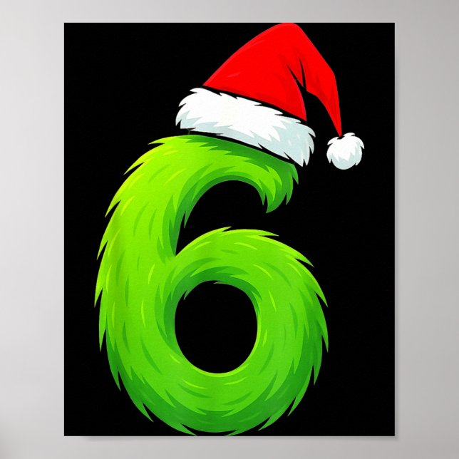 Póster Bruh 67 Six Seven 6 7 Meme Christmas Funny  (Frente)