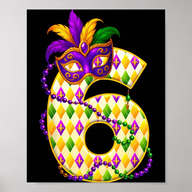 Póster Bruh 67 Six Seven 6 7 Meme Funny Mardi Gras Kids M (Frente)