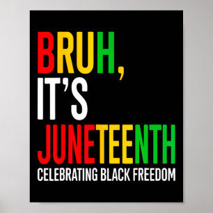 Póster Bruh es el 19 de junio celebrando a los hombres de