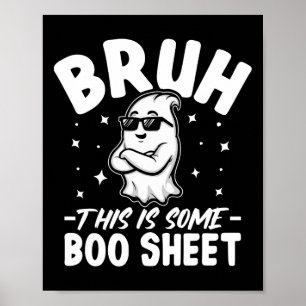 Póster Bruh Esto Es Un Gracioso Costazo De Halloween
