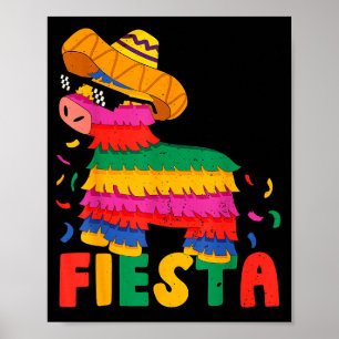 Póster Bruh Vamos a Fiesta Cinco Mayo Piñata Divertido Me