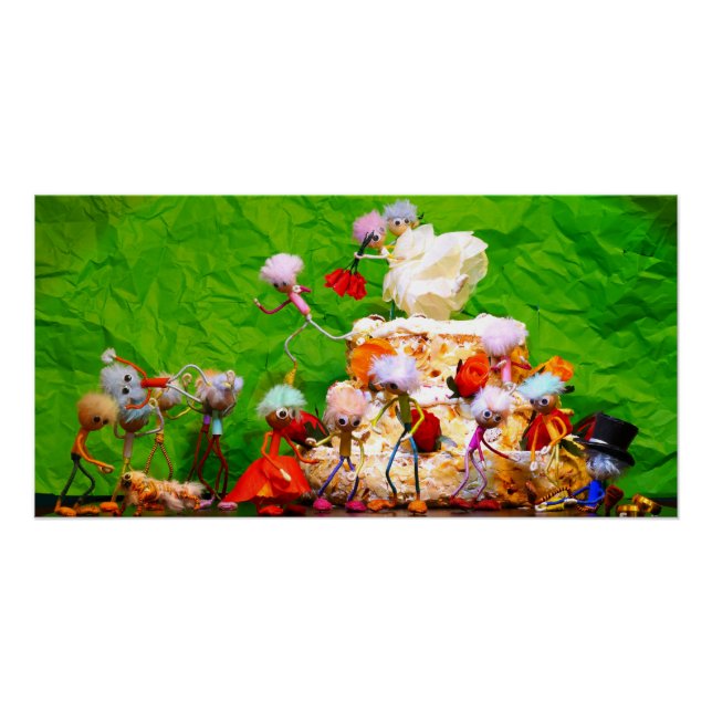 Póster Bruidsfeest van de Fubby's. (Anverso)