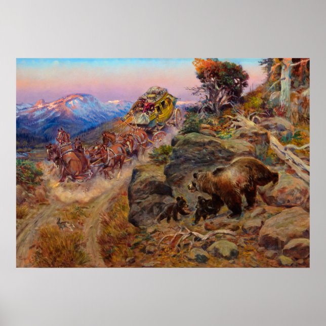 Póster Bruin Not Bunny convirtió a los líderes en 1924 po (Frente)