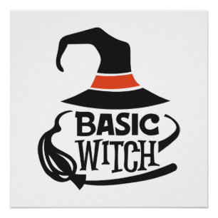 Póster Bruja Básica - Halloween