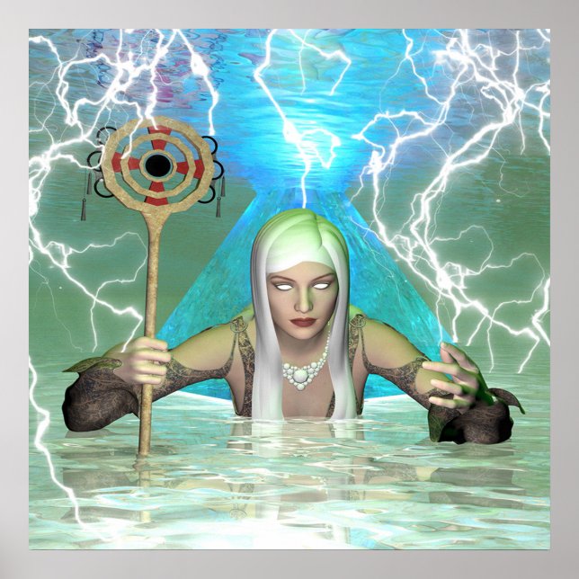 Póster Bruja blanca (Frente)